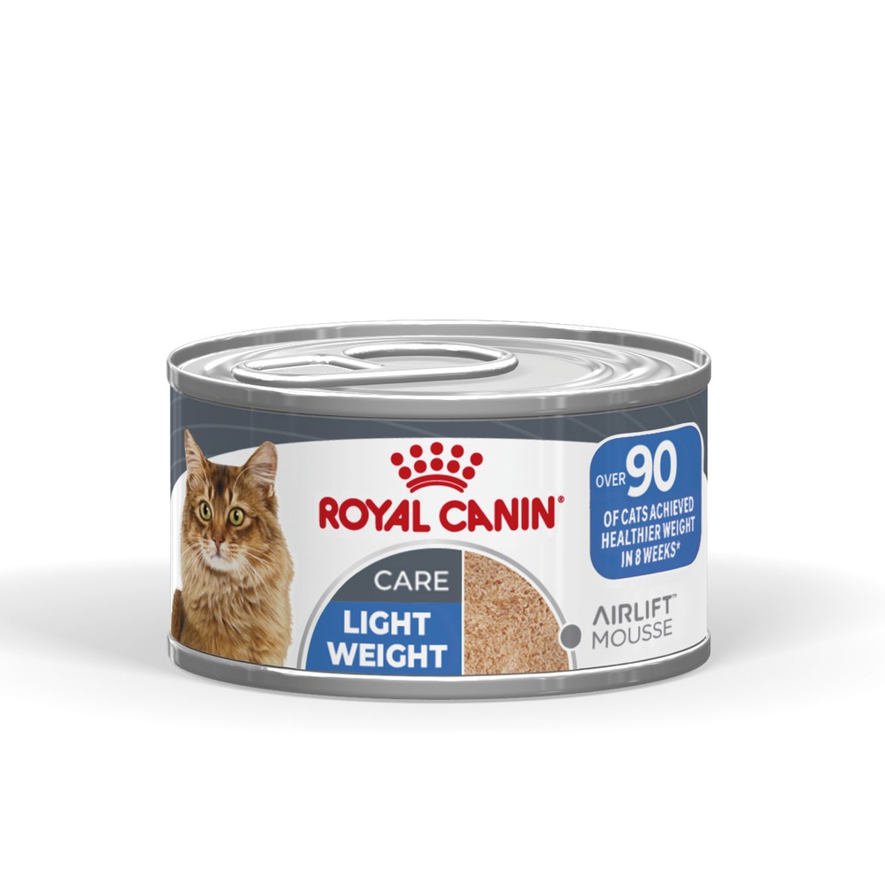 Royal Canin Royal Canin Light Airlift Mousse Adult Wet Cat Food pet food packaging
